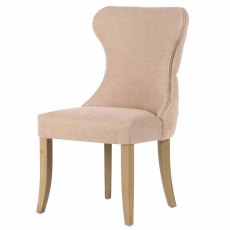 Guia Button Back Dining Chair Fabric (Multiple Colours)