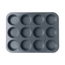 Quantanium Finish Non Stick 12 Cup Cupcake Tin