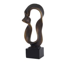 Abstract Small Decorative Sculpture 1 Brown Abstract Small Decorative Sculpture 1 Brown