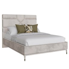 Darcy Bedstead With Fabric Headboard (Multiple Sizes & Colours)