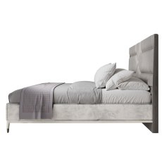 Darcy Bedstead With Fabric Headboard (Multiple Sizes & Colours) Darcy Bedstead With Fabric Headboard (Multiple Sizes & Colours)