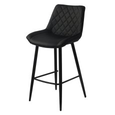 Sammy High Bar Stool Faux Leather (Choice of Colours & Legs)