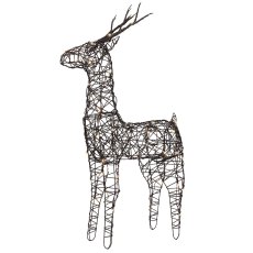 LED Wicker Reindeer Figure Warm White (Multiple Sizes) LED Wicker Reindeer Figure Warm White (Multiple Sizes)