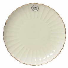 Porcelain Plate Natural Gold Rim (Multiple Sizes) Porcelain Plate Natural Gold Rim (Multiple Sizes)