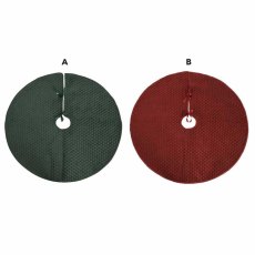 Velvet Tree Skirt Red or Green 100cm (Choice of 2) Velvet Tree Skirt Red or Green 100cm (Choice of 2)