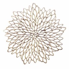 Leaf Placemat Champagne Gold 38cm Leaf Placemat Champagne Gold 38cm