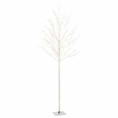 5ft/150cm LED Christmas Tree White With Warm White Lights