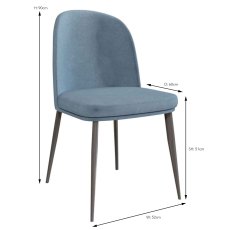 Valent Dining Chair Fabric (Multiple Colours)