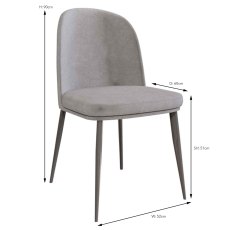 Valent Dining Chair Fabric (Multiple Colours)