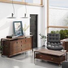 Lily 2 Drawer Console Table Walnut