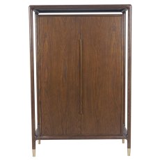 Lily 2 Door Drinks Cabinet Walnut Lily 2 Door Drinks Cabinet Walnut