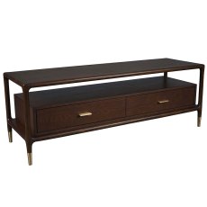 Lily 2 Drawer TV/Entertainment Unit Walnut Lily 2 Drawer TV/Entertainment Unit Walnut