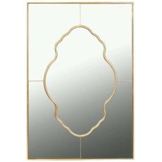 Nina Mirror with Gold Frames Nina Mirror with Gold Frames