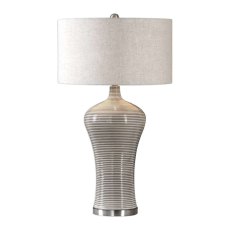 Dubrava Table Lamp White Base & Shade Dubrava Table Lamp White Base & Shade