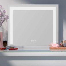 Hollywood Glamour Large Landscape Mirror With LED Lights Hollywood Glamour Large Landscape Mirror With LED Lights