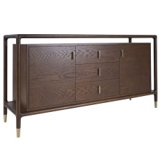 Lily 2 Door & 3 Drawer Sideboard Walnut