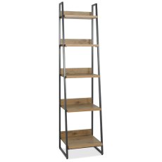 Khan Narrow Bookcase Rustic Oak Khan Narrow Bookcase Rustic Oak