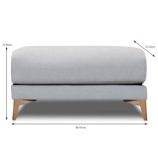 Almere Medium Footstool Fabric 30