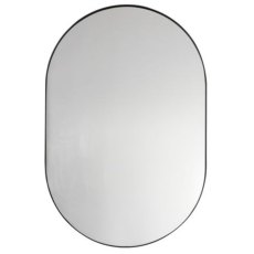 Hurston Elipse Wall Mirror Black Hurston Elipse Wall Mirror Black