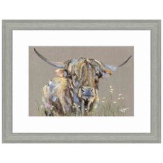 Daisy Daisy 45cm x 35cm Picture By Louise Luton With Grey Frame Daisy Daisy 45cm x 35cm Picture By Louise Luton With Grey Frame