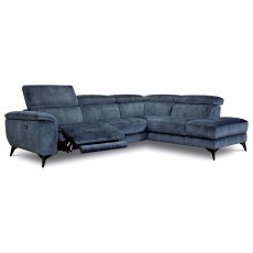 Puccini Electric Reclining 4 + Corner Sofa With Chaise Arm LHF Fabric Category 20 Puccini Electric Reclining 4 + Corner Sofa With Chaise Arm LHF Fabric Category 20