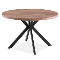 Freddie 2-4 Person Round Dining Table Walnut Freddie 2-4 Person Round Dining Table Walnut