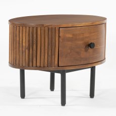 Pheonix 1 Drawer Side/Lamp Table Walnut Pheonix 1 Drawer Side/Lamp Table Walnut