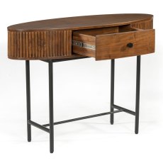 Pheonix 1 Drawer Console Table Walnut