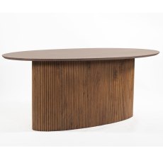 Pheonix 6-8 Person Oval Dining Table Walnut Pheonix 6-8 Person Oval Dining Table Walnut