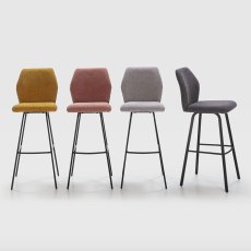 Paulo High Bar Stool Fabric