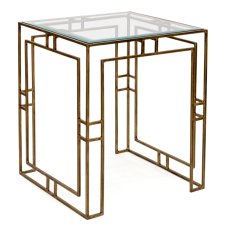 Laurant Side/Lamp Table Gold Laurant Side/Lamp Table Gold