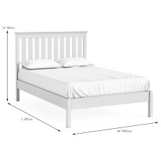 Lille Bedstead White (Multiple Sizes)