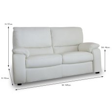 Fresno 2 Seater Sofa Leather Category 15