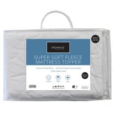 Super Soft Fleece Reversible Mattress Topper (Multiple Sizes)
