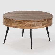 Kali Round Coffee Table Acacia Kali Round Coffee Table Acacia