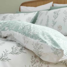 Wild Flowers Duvet Cover Set Green (Multiple Sizes)