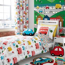 Transport Reversible Single Duvet Cover Set Multi-Coloured Transport Reversible Single Duvet Cover Set Multi-Coloured