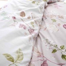 Francesca Floral Duvet Cover Set Blush (Multiple Sizes)