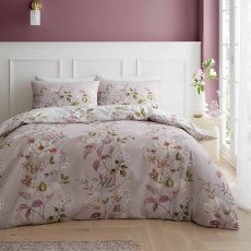 Francesca Floral Reversible Double Duvet Cover Set Blush