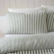 Stripe Brushed Cotton Duvet Cover Set (Multiple Sizes & Colours)