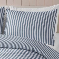Stripe Brushed Cotton Duvet Cover Set (Multiple Sizes & Colours)