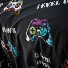 Game Over Duvet Cover Set Black (Multiple Sizes)
