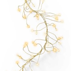 Micro LED Cluster Twinkle Lights 300cm Gold & Warm White Micro LED Cluster Twinkle Lights 300cm Gold & Warm White