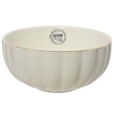 Porcelain Bowl With Gold Rim Natural 15cm Porcelain Bowl With Gold Rim Natural 15cm