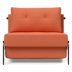 Alisa 90 Chair Bed With Chrome Legs Fabric Alisa 90 Chair Bed With Chrome Legs Fabric