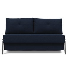 Alisa 140 2 Seater Sofa Bed With Chrome Legs Fabric Alisa 140 2 Seater Sofa Bed With Chrome Legs Fabric