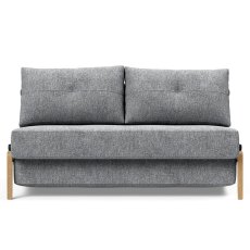 Alisa 140 2 Seater Sofa Bed With Oak Legs Fabric Alisa 140 2 Seater Sofa Bed With Oak Legs Fabric