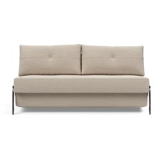 Alisa 160 2.5 Seater Sofa Bed With Aluminium Legs Fabric