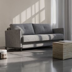 Alisa 140 2 Seater Sofa Bed With Arms Fabric