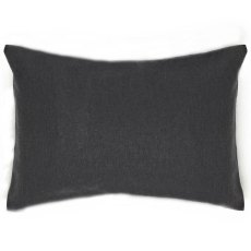 Brushed Cotton Pillowcase Pair Charcoal Brushed Cotton Pillowcase Pair Charcoal